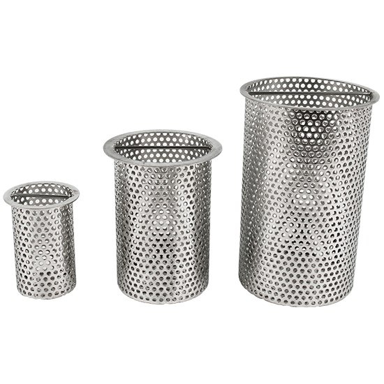 Stainless Steel Strainer Baskets - 45mm to suit 50mm Outlet