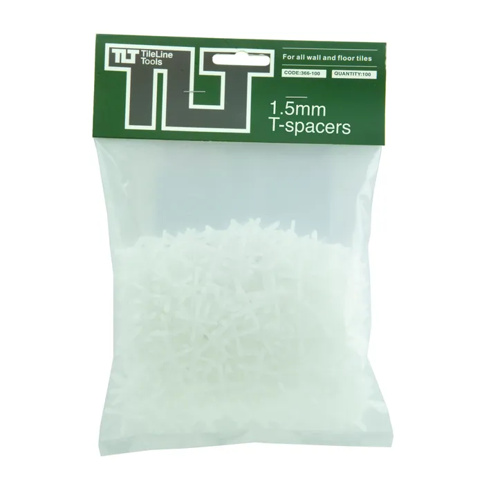 T Shape Tile Spacer (3 Sizes) - Size: 1.5mm x 500pcs