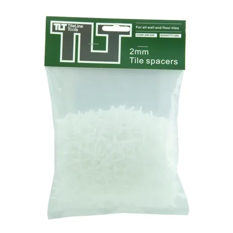T Shape Tile Spacer (3 Sizes) - Size: 2mm x 500pcs