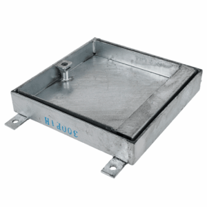 BudaPave™ Tile Insert Pit Cover - Galvanised Steel - 300mm x 300mm - Class B