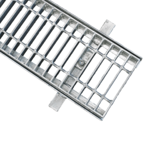 Traditional Trench Grate & Frame - Galvanised - 150mm wide - Class B (Medium Duty) / 2000mm