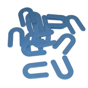 KC – U Spacer (Packer – Horseshoe Shim) 100pcs – 4 Sizes - Size: 1.58mm - BLUE
