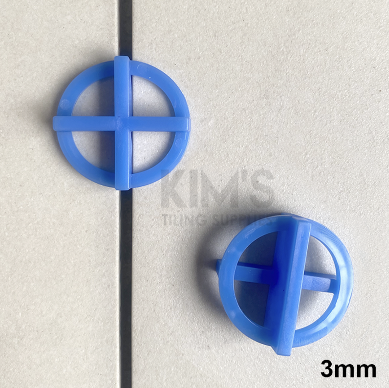 KC – Reusable Round Tile Spacer 100pcs (5 Sizes) - Size: 3mm